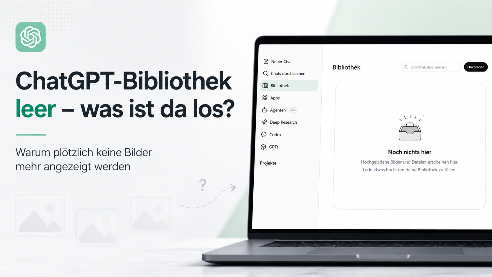 ChatGPT Bibliothek bleibt leer